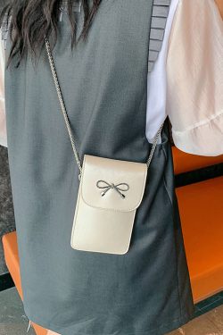 Trendy Summer Crossbody Mini Bag for Women - High-End Touch Screen Silver Phone Bag 2025 Fashion Accessory