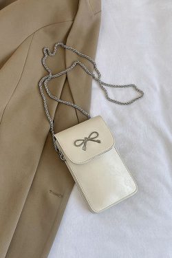 Trendy Summer Crossbody Mini Bag for Women - High-End Touch Screen Silver Phone Bag 2025 Fashion Accessory