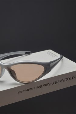 Trendy Summer Millennial Style Street Photography Sunglasses for Small Faces - Colorful Slimming Cycling Shades for Men and Women