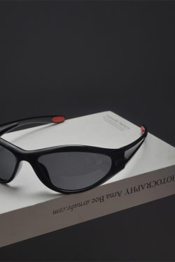 Trendy Summer Millennial Style Street Photography Sunglasses for Small Faces - Colorful Slimming Cycling Shades for Men and Women