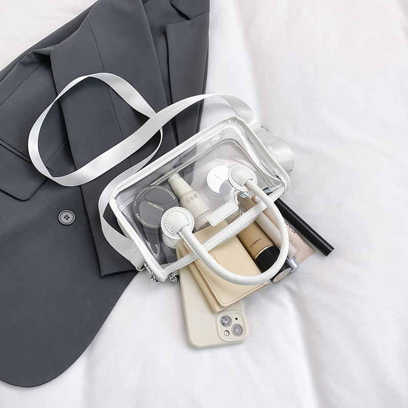 Trendy Summer Silver Transparent Jelly Tote Bag for Women, Small Crossbody Phone Bag, 2025 Fashion Must-Have Trendy Summer Silver Transparent Jelly Tote Bag for Women, Small Crossbody Phone Bag, 2025 Fashion Must-Have