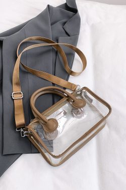 Trendy Summer Silver Transparent Jelly Tote Bag for Women, Small Crossbody Phone Bag, 2025 Fashion Must-Have