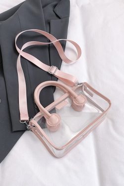 Trendy Summer Silver Transparent Jelly Tote Bag for Women, Small Crossbody Phone Bag, 2025 Fashion Must-Have