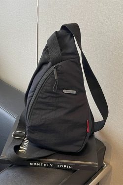 Trendy Women's Korean Style Casual Sports Crossbody Bag - Large Capacity Travel Shoulder Chest Bag for Everyday Use