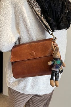 Trendy Women's Retro Small Square Bag 2025 - High-End Spring Shoulder Crossbody Handbag