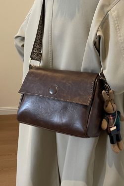 Trendy Women's Retro Small Square Bag 2025 - High-End Spring Shoulder Crossbody Handbag