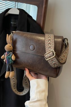 Trendy Women's Retro Small Square Bag 2025 - High-End Spring Shoulder Crossbody Handbag