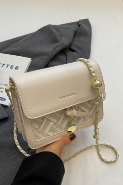 Trendy Women's Summer Diagonal Cross Small Square Bag - Diamond Quilted Chain Shoulder Bag for High-End Fashion 2025