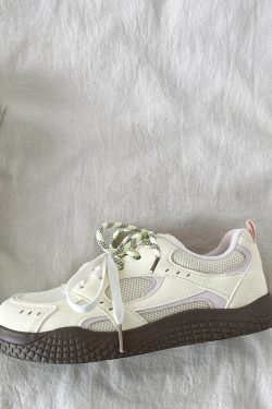 Trendy Yellow Breathable Mesh Sneakers for Women, Summer Sports Casual Shoes, 90s Inspired Non-Collision Style Training Footwear