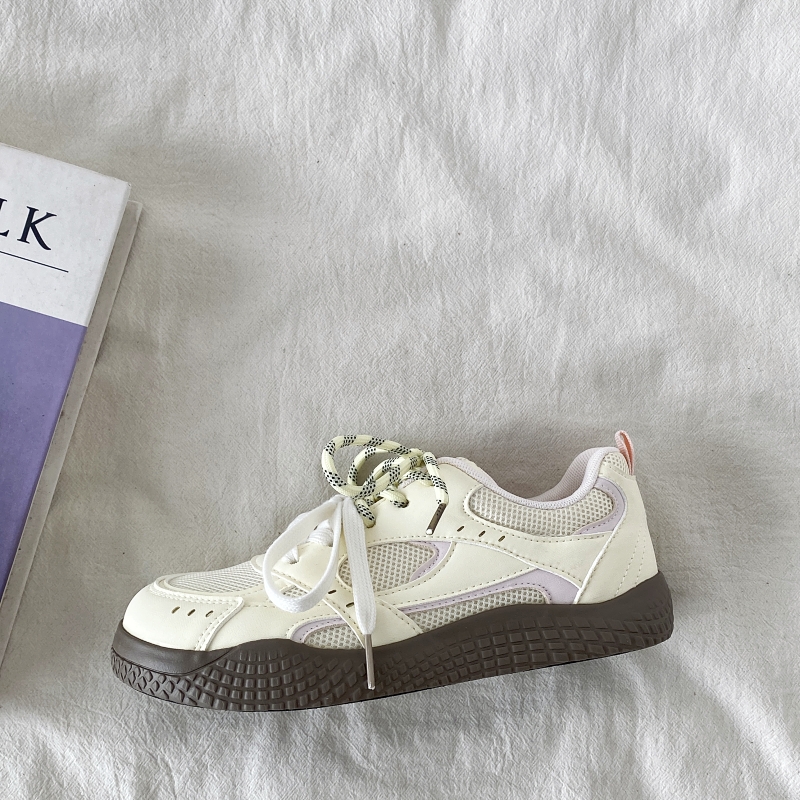 Trendy Yellow Breathable Mesh Sneakers for Women, Summer Sports Casual Shoes, 90s Inspired Non-Collision Style Training Footwear Trendy Yellow Breathable Mesh Sneakers for Women, Summer Sports Casual Shoes, 90s Inspired Non-Collision Style Training Footwear