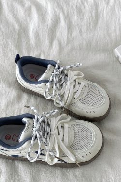 Trendy Yellow Breathable Mesh Sneakers for Women, Summer Sports Casual Shoes, 90s Inspired Non-Collision Style Training Footwear