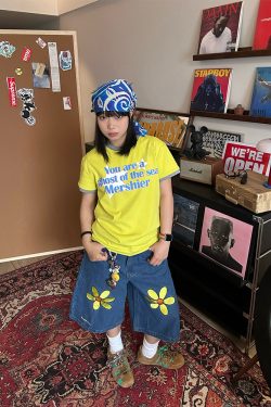 Unisex American-Style Fake Two-Piece Letter Print Round Neck T-Shirt, Loose Casual Versatile Summer Short Sleeve Top