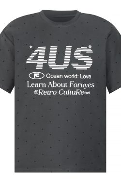 Unisex Polka Dot Print Short Sleeve T-Shirt - Summer National Trend, Loose Fit, Versatile Casual Wear for Couples