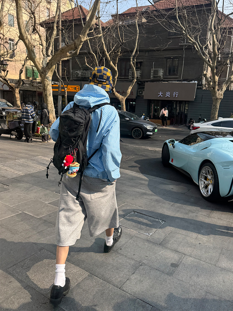 Unisex Wide-Leg Seven-Point Pants with Vintage Star Letter Print - Casual Loose Fit Summer Shorts Unisex Wide-Leg Seven-Point Pants with Vintage Star Letter Print - Casual Loose Fit Summer Shorts