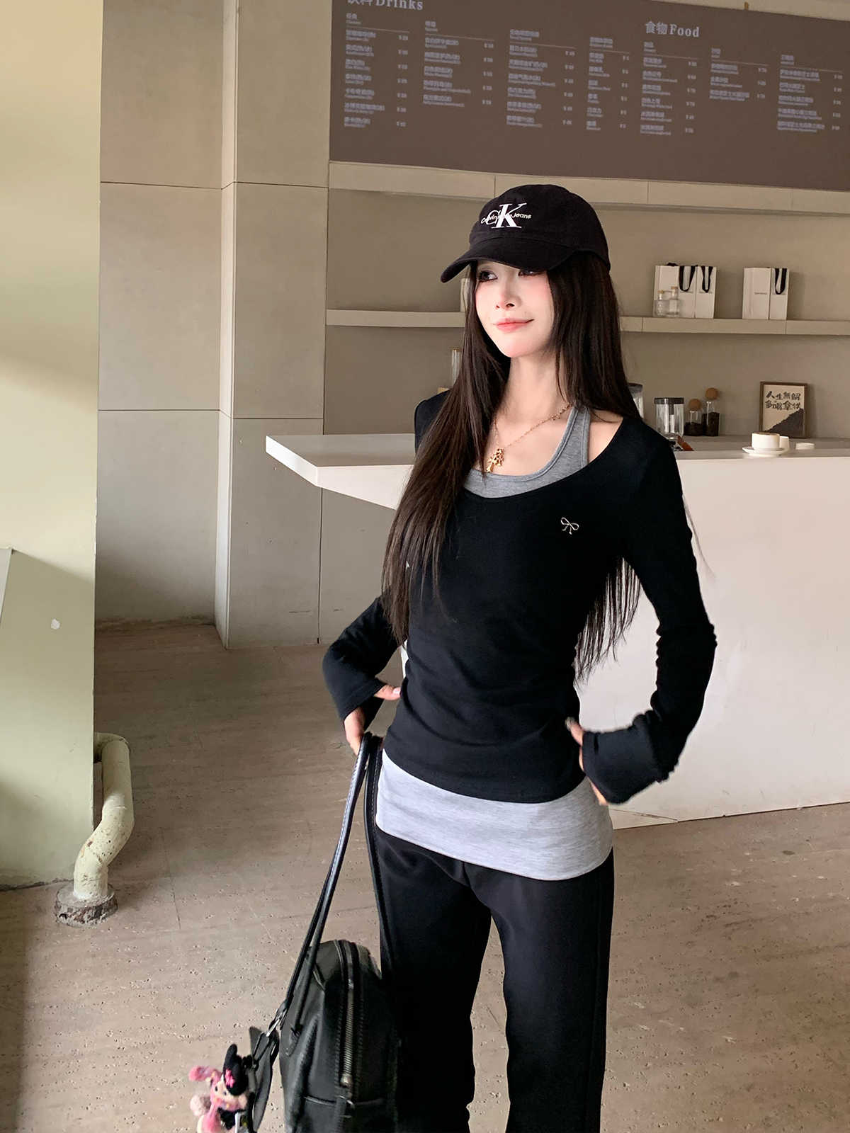 V-neck Long Sleeve Cover-up Halter Tank Top Set - Summer Sun Protection Women's 2-Piece Outfit - Casual Beach Style V-neck Long Sleeve Cover-up Halter Tank Top Set - Summer Sun Protection Women's 2-Piece Outfit - Casual Beach Style