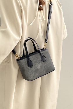 Versatile Color-Block Handheld Small Bag - High-End Fashion Shoulder Crossbody for Women - Chic 2025 Trendy Accessory