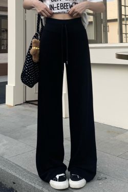 Versatile High Waist Slim Straight Casual Pants for Women - Summer Narrow Long Trousers for Effortless Style