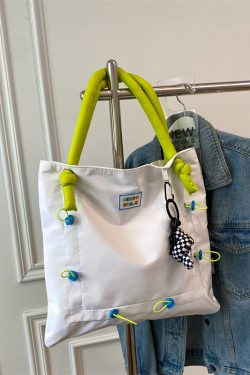 Versatile Large Capacity Nylon Canvas Tote Bag for Women - Summer Casual Shoulder Handbag, Ideal for Students and Everyday Use