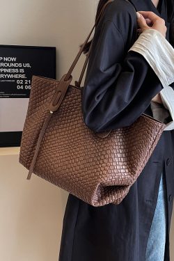 Versatile Large-Capacity Shoulder Tote Bag for Women - High-End Autumn/Winter 2025 Commuting Bag for Work and Leisure