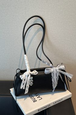 Versatile Minimalist Bow Shoulder Bag for Women - 2025 Summer High-End Commuting Underarm Tote