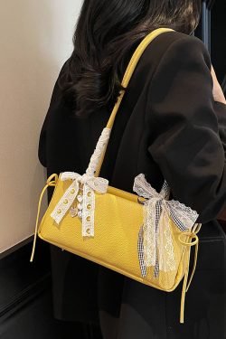 Versatile Minimalist Bow Shoulder Bag for Women - 2025 Summer High-End Commuting Underarm Tote