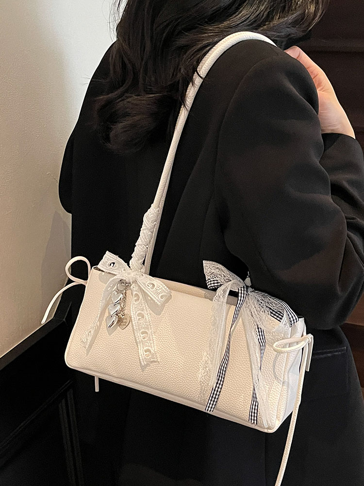 Versatile Minimalist Bow Shoulder Bag for Women - 2025 Summer High-End Commuting Underarm Tote Versatile Minimalist Bow Shoulder Bag for Women - 2025 Summer High-End Commuting Underarm Tote