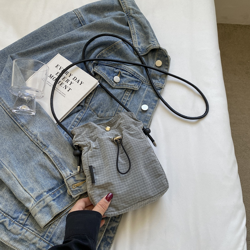 Versatile Nylon Canvas Mini Crossbody Bag - Casual Vertical Phone Bag & Headphone Holder - Trendy Minimalist Shoulder Bag Versatile Nylon Canvas Mini Crossbody Bag - Casual Vertical Phone Bag & Headphone Holder - Trendy Minimalist Shoulder Bag