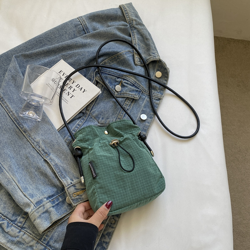 Versatile Nylon Canvas Mini Crossbody Bag - Casual Vertical Phone Bag & Headphone Holder - Trendy Minimalist Shoulder Bag Versatile Nylon Canvas Mini Crossbody Bag - Casual Vertical Phone Bag & Headphone Holder - Trendy Minimalist Shoulder Bag