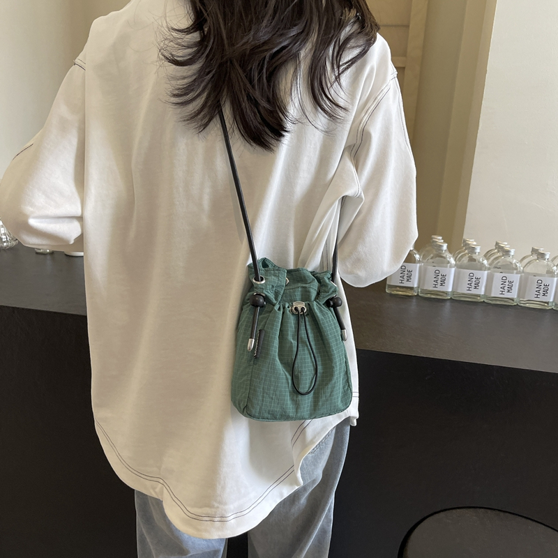 Versatile Nylon Canvas Mini Crossbody Bag - Casual Vertical Phone Bag & Headphone Holder - Trendy Minimalist Shoulder Bag Versatile Nylon Canvas Mini Crossbody Bag - Casual Vertical Phone Bag & Headphone Holder - Trendy Minimalist Shoulder Bag