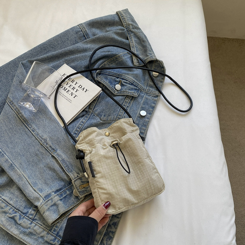 Versatile Nylon Canvas Mini Crossbody Bag - Casual Vertical Phone Bag & Headphone Holder - Trendy Minimalist Shoulder Bag Versatile Nylon Canvas Mini Crossbody Bag - Casual Vertical Phone Bag & Headphone Holder - Trendy Minimalist Shoulder Bag