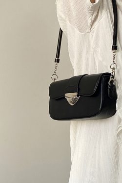 Versatile Retro Lock Shoulder Bag for Women - Niche Design Crossbody Small Bag, 2025 Trendy Fashion Accessory