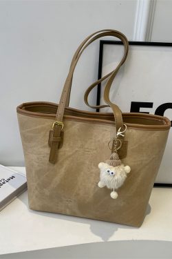 Versatile Single-Shoulder Tote Bag for Women, Large Capacity Commuter Bag, 2025 Spring/Summer Fashion, Stylish for Students