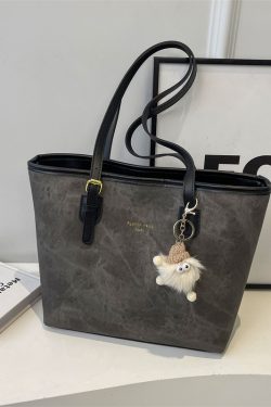 Versatile Single-Shoulder Tote Bag for Women, Large Capacity Commuter Bag, 2025 Spring/Summer Fashion, Stylish for Students