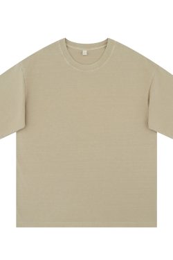 Vintage Distressed American Short Sleeve T-Shirt - Unisex Loose Fit, 90s Inspired Fashion, Retro Style, Casual Wear, 2025 Model