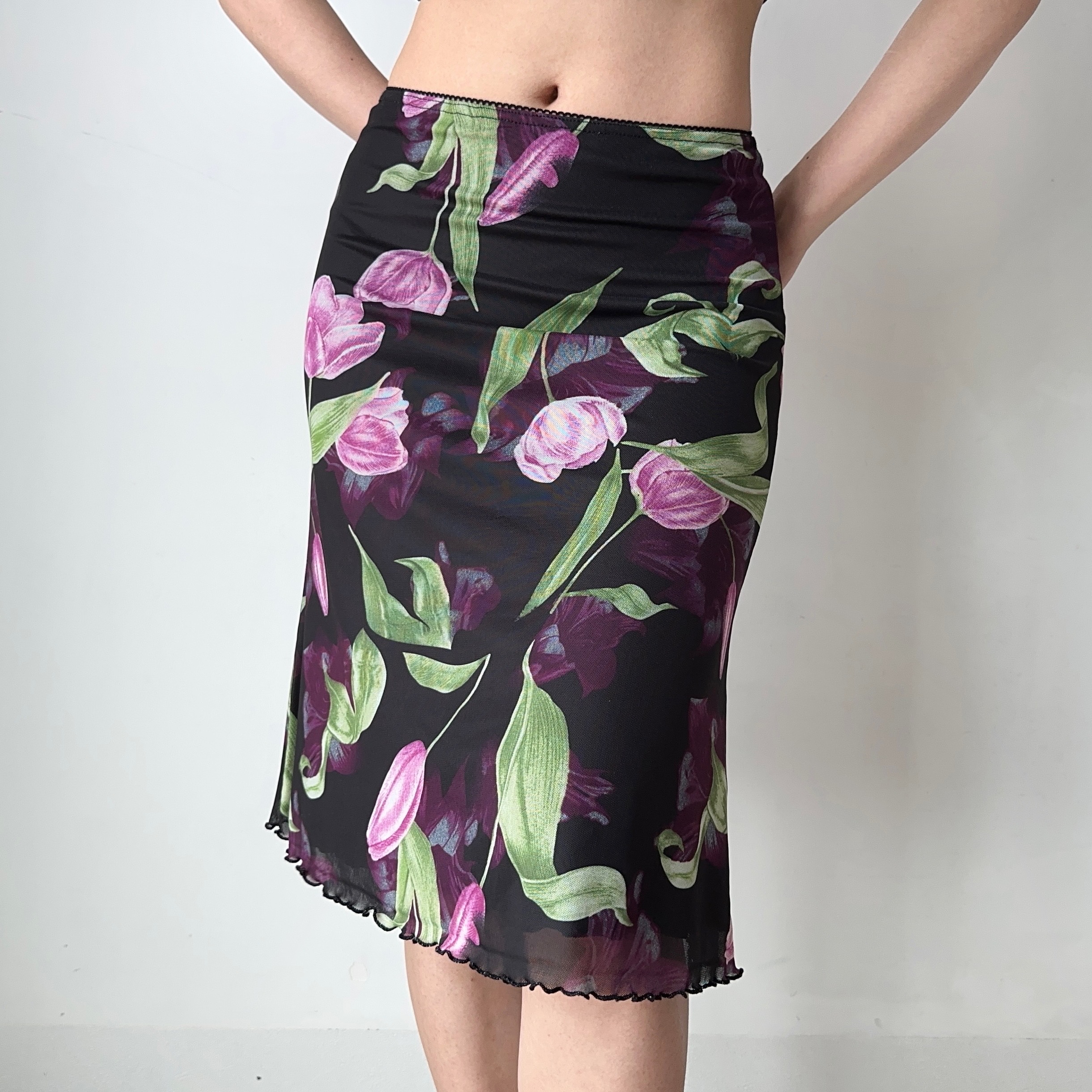 Vintage Floral Fish Tail Skirt for Women - A-line Lace Short Skirt in European and American Style, Perfect for Summer Outfits Vintage Floral Fish Tail Skirt for Women - A-line Lace Short Skirt in European and American Style, Perfect for Summer Outfits