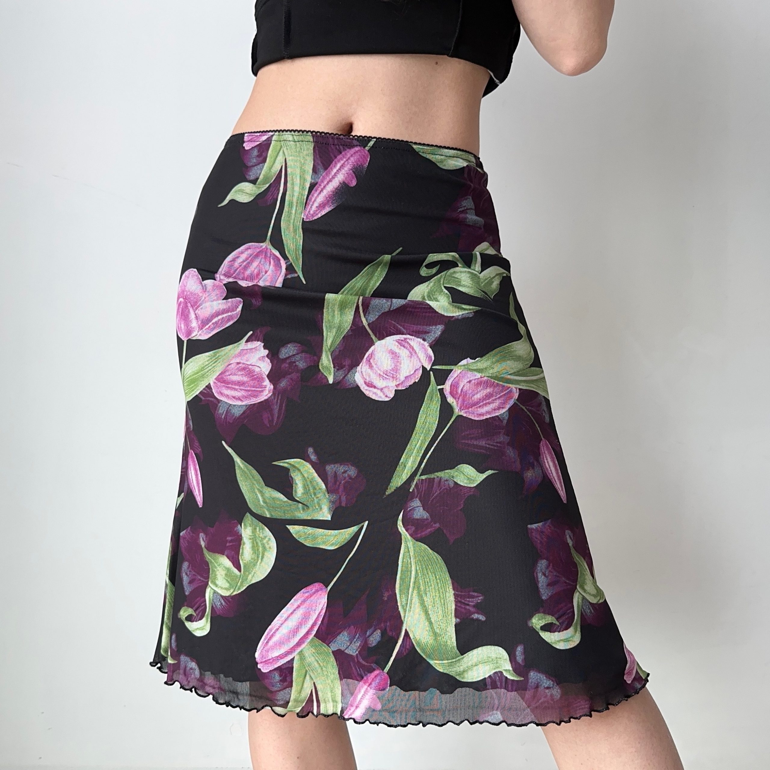 Vintage Floral Fish Tail Skirt for Women - A-line Lace Short Skirt in European and American Style, Perfect for Summer Outfits Vintage Floral Fish Tail Skirt for Women - A-line Lace Short Skirt in European and American Style, Perfect for Summer Outfits