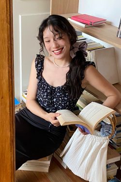 Vintage French Floral Tank Top for Women - Slim-Fit, Ruffled Design, Waist-Cinching, Y2K Style