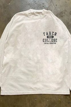 Vintage Hong Kong Style Heavyweight 280g Long Sleeve T-Shirt for Couples - Minimalist Loose Fit Fashion Top