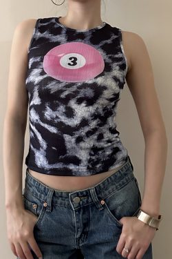 Vintage Leopard Print Slim Fit Tank Top | 2025 American Style Fashion