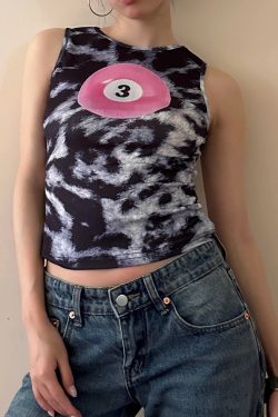 Vintage Leopard Print Slim Fit Tank Top | 2025 American Style Fashion