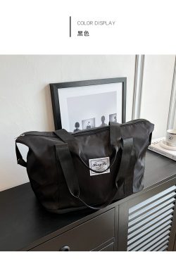 Waterproof Nylon Tote Bag for Women - 2025 Large Capacity Shoulder Bag for Short Trips and Travel