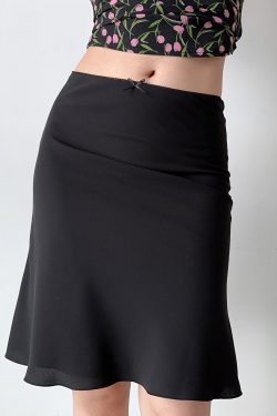 White Draped Midi Skirt for Women - Summer Mid-Waist Fitted Mermaid A-Line Skirt, European American Style, Chic Casual Fashion