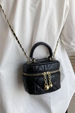 Women's Diamond-Pattern Chain Crossbody Bag, Stylish Small Square Bag for Spring/Summer 2025 Fashion Trends
