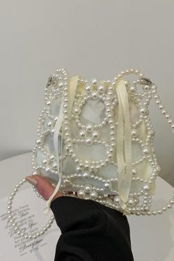 Women's High-End Metal Bead Handbag - Small Square Shoulder Bag for Summer 2025, Versatile Phone Bag, Trendy Evening Accessory