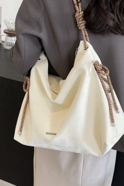 Women's Korean-Style Casual Large-Capacity Tote Bag - Trendy 2025 Summer Versatile Commuting Shoulder Bag