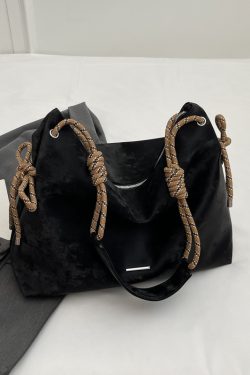 Women's Korean-Style Casual Large-Capacity Tote Bag - Trendy 2025 Summer Versatile Commuting Shoulder Bag