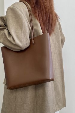 Women's Korean Style Commuter Tote Bag - Large Capacity Shoulder Bag for Spring/Summer 2025 - Trendy Niche Design