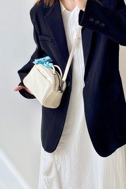 Women's Korean Style High-End Boston Bag - Lightweight Crossbody Handbag for 2025 INS Trend