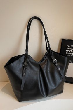 Women's Korean-Style Large-Capacity Shoulder Bag for Commuting - Trendy Winter 2025 Handbag