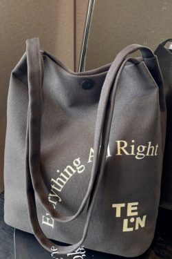 Women's Large Capacity Canvas Underarm Bucket Bag for Work, Commuting, and Everyday Use - Versatile Tote Shoulder Bag